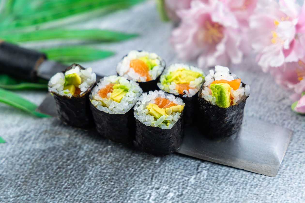Salmon avocado